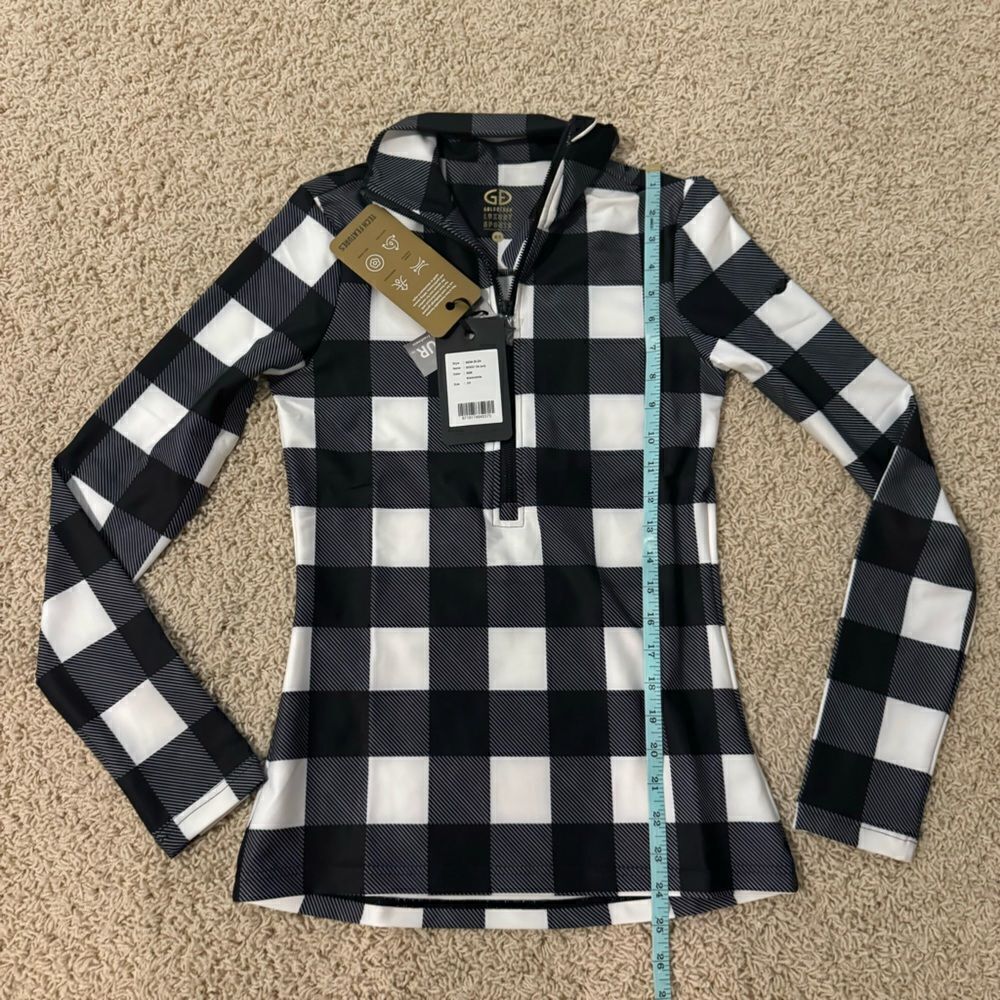 Goldbergh Woody Cabin Flannel Print Ski Pully NWT XS Base Layer - Picture 5 of 8